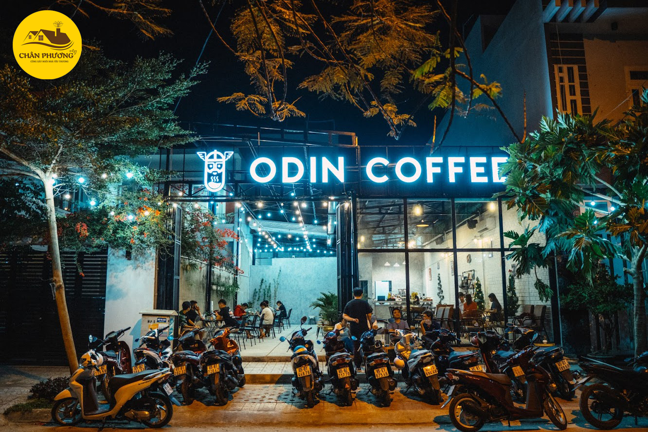 Xây quán cafe tiền chế – Odin Coffee Cần Thơ