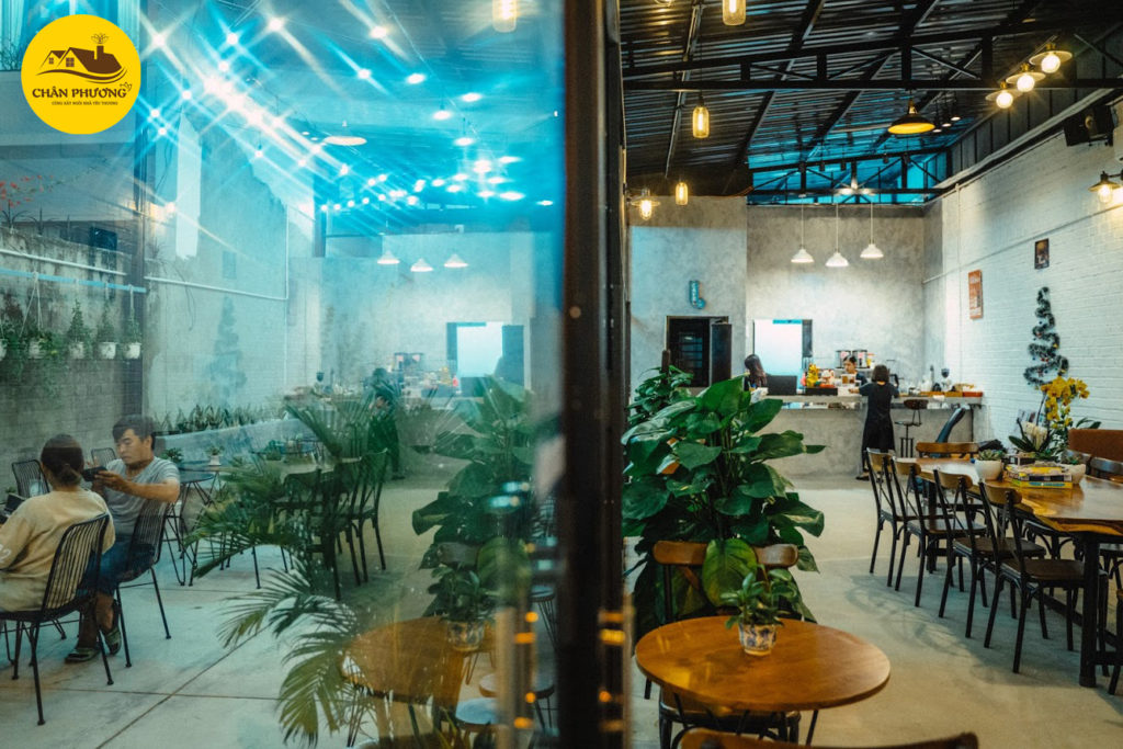Xây quán cafe tiền chế - Odin Coffee 9