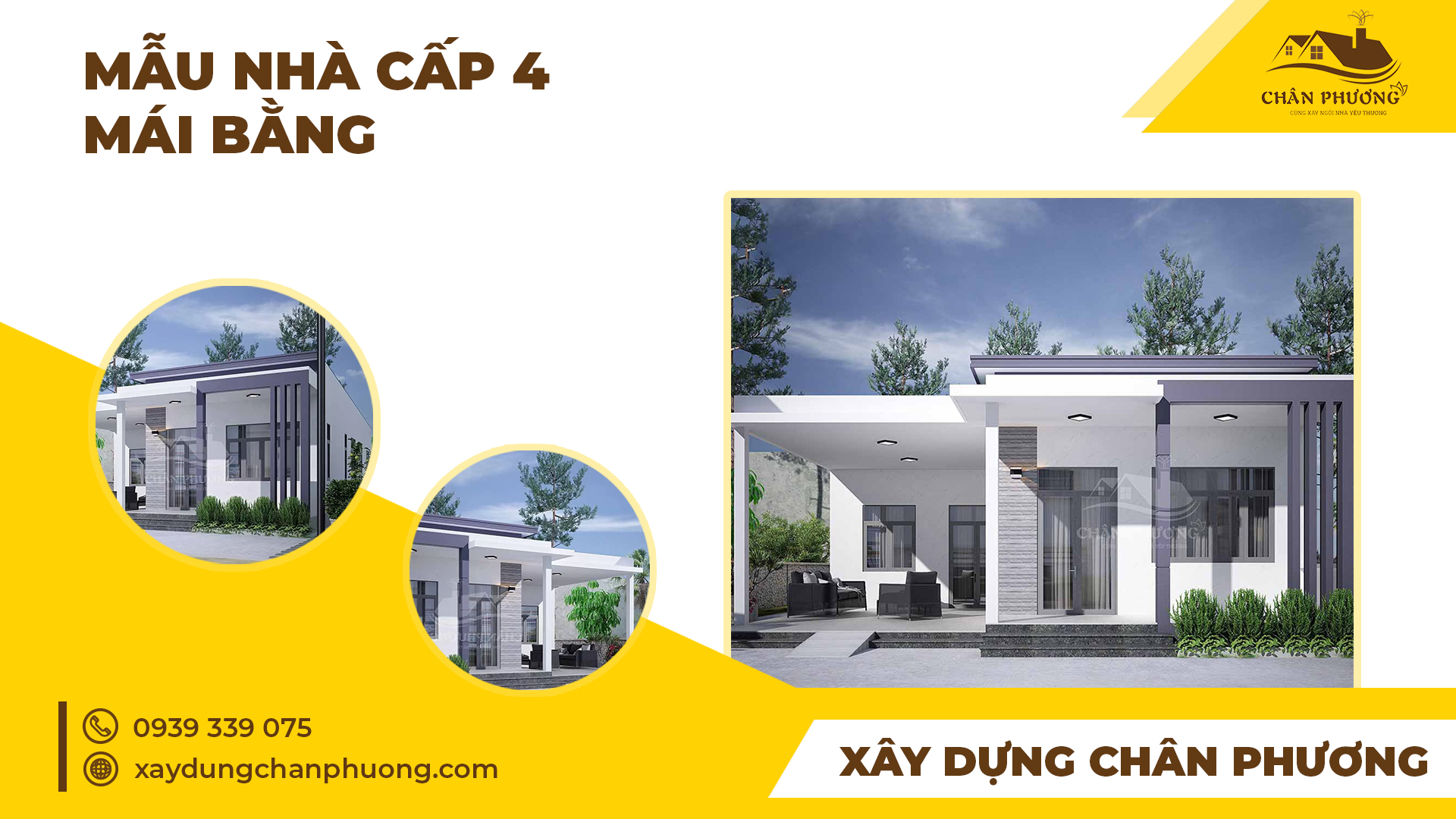 Thiết kế nhà mái bằng đẹp