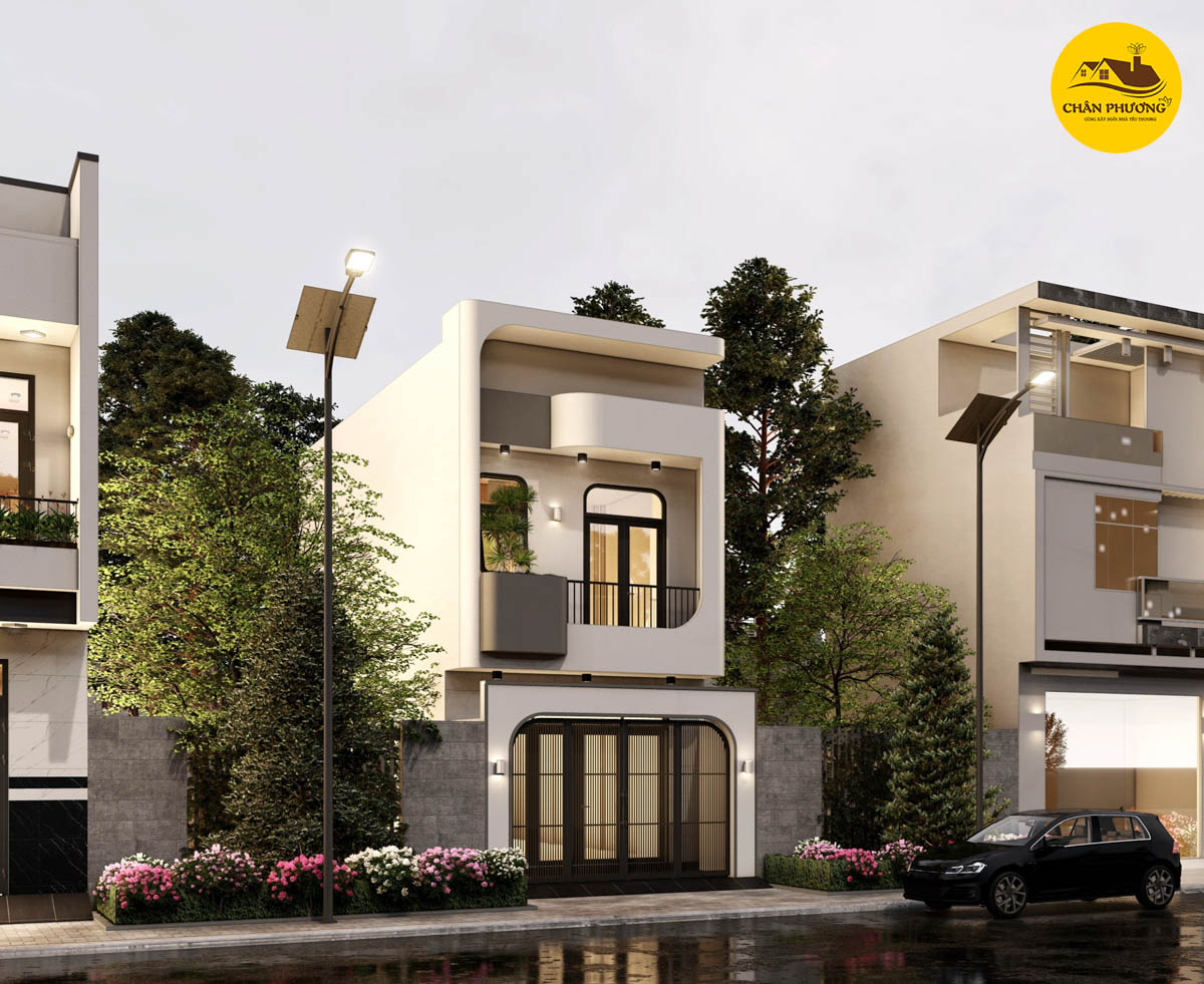 Nhà ống 2 tầng hiện đại