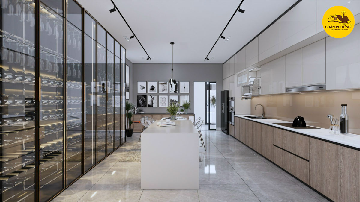 Thiết kế nhà phố kinh doanh salon tóc