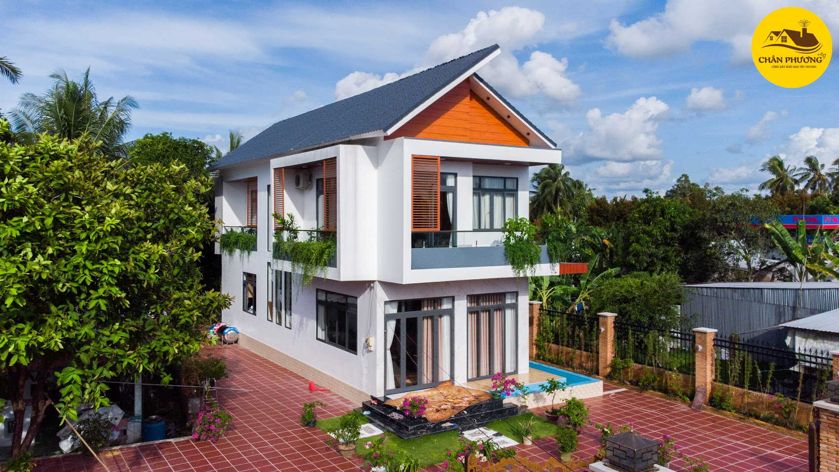 Biệt Thự 1 Trệt 1 Lầu 5 x 15m Hiện Đại | Anh Lộc – Cần Thơ