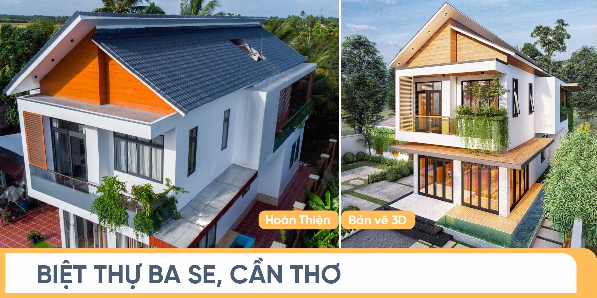 Biệt Thự 1 Trệt 1 Lầu 5 x 15m