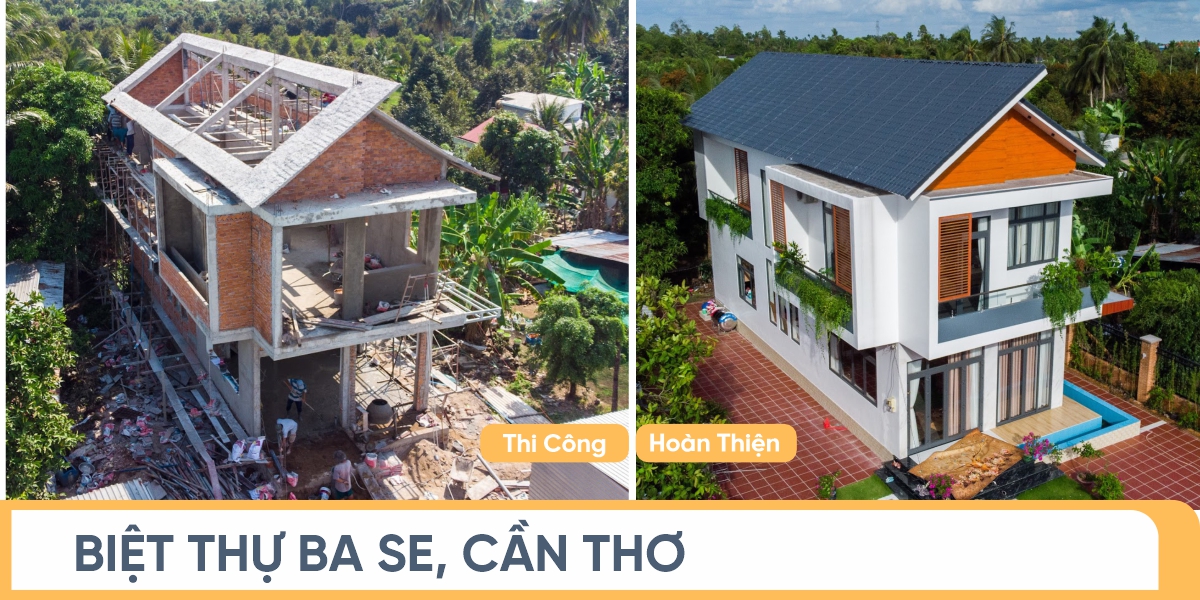 Biệt Thự 1 Trệt 1 Lầu 5 x 15m