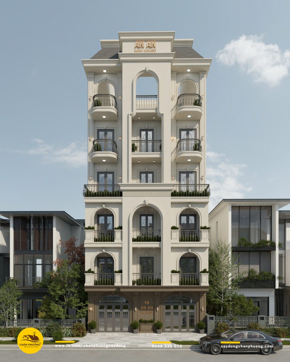 Mini House 6 Tầng Tân Cổ Điển | Anh Phát – Cần Thơ